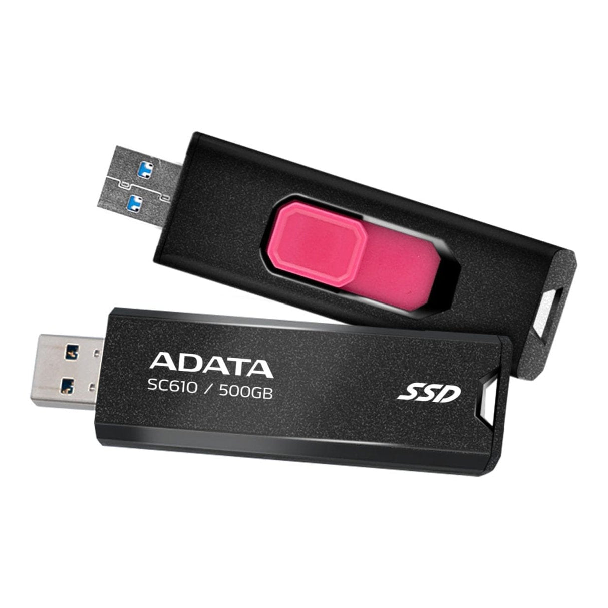 ADATA SC610 500GB USB-A 3.2 Black USB Flash Drive SC610-500G-CBK/RD