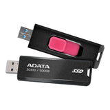 ADATA SC610 500GB USB-A 3.2 Black USB Flash Drive SC610-500G-CBK/RD
