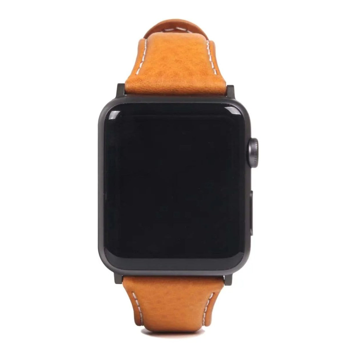 SLG D6 Italian Minerva 44mm Leather Strap for Apple Watch Tan SD-D6M-S-AW44-TA
