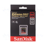 Sandisk Extreme Pro 64GB CFexpress Type-B Memory Card SDCFE-064G-GN4NN