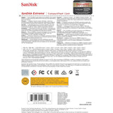 SanDisk Extreme 64GB CompactFlash Memory Card SDCFXSB-064G-G46