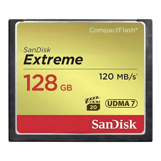 Sandisk Extreme 128GB CompactFlash Memory Card SDCFXSB-128G-G46