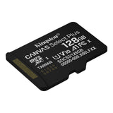 Kingston Canvas Select Plus 128GB UHS-I microSDXC Memory Card with SD Adapter SDCS3/128GB