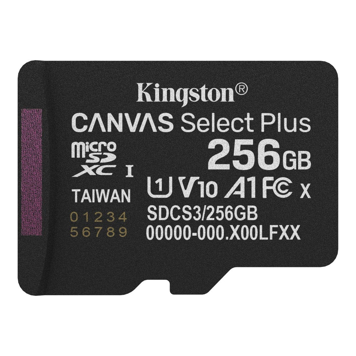 Kingston Canvas Select Plus 256GB UHS-I microSDXC Memory Card SDCS3/256GB