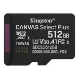 Kingston Canvas Select Plus 512GB UHS-I microSDXC Memory Card SDCS3/512GB