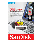 SanDisk Ultra Flair 32GB Black USB 3.0 Flash Drive SDCZ73-032G-G46
