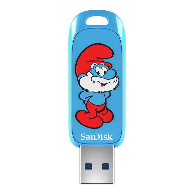SanDisk Smurfs 128GB USB Flash Drive SDCZIS-128G-G46
