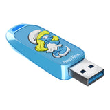 SanDisk Smurfs 256GB Blue USB Flash Drive SDCZIS-256G-G46