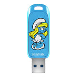 SanDisk Smurfs 256GB Blue USB Flash Drive SDCZIS-256G-G46