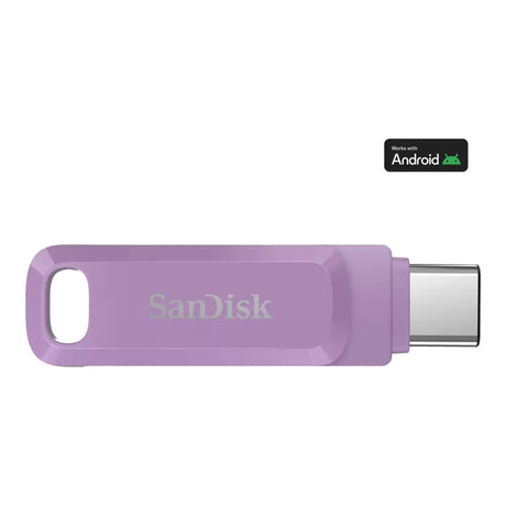 SanDisk Ultra Dual Drive Go 64GB Type-C USB Flash Drive - Lavender SDDDC3-064G-G46L
