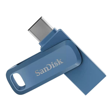 SanDisk Ultra Dual Drive Go 64GB USB Flash Drive Blue SDDDC3-064G-G46NB