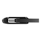 SanDisk Ultra Dual Drive USB Flash Drive 128GB USB Type-A to Type-C 3.2 Black Silver
