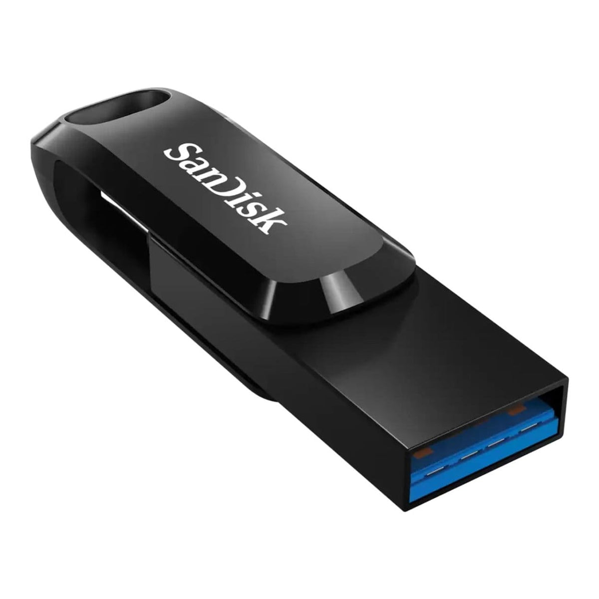SanDisk Ultra Dual Drive USB Flash Drive 128GB USB Type-A to Type-C 3.2 Black Silver