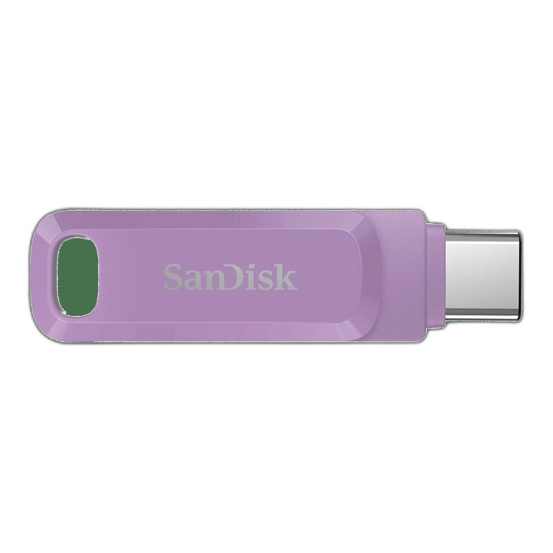SanDisk Ultra Dual Drive Go 128GB USB Flash Drive - Lavender SDDDC3-128G-G46L