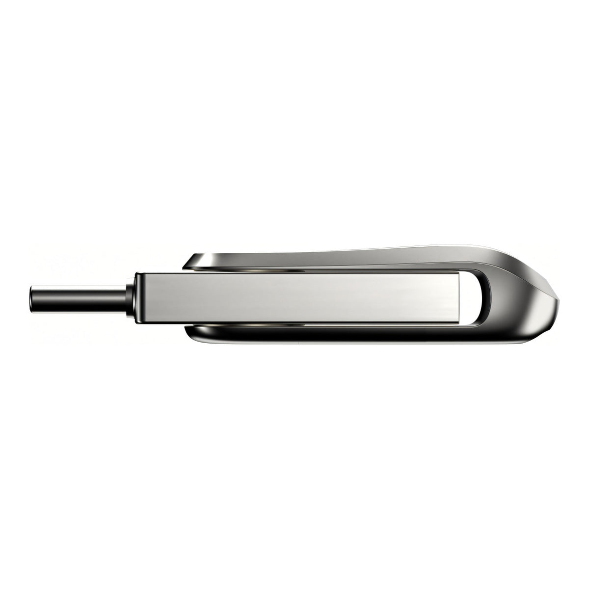 SanDisk Ultra Dual Drive Luxe 128GB Silver USB-C Flash Drive SDDDC4-128G-G46