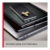 SanDisk Ultra Dual Drive Luxe 128GB Gold USB-C Flash Drive SDDDC4-128G-G46GD