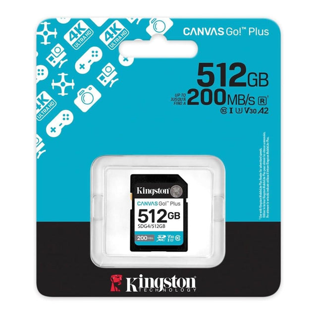 Kingston Canvas Go Plus 512GB SDXC Memory Card