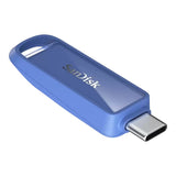 SanDisk Phone Drive 256GB Type-C Flash Drive - Maritime Blue SDIXS0N-256G-GN6ND