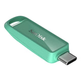 SanDisk Phone Drive 256GB Type-C Flash Drive - Seafoam Green SDIXS0N-256G-GN6NQ