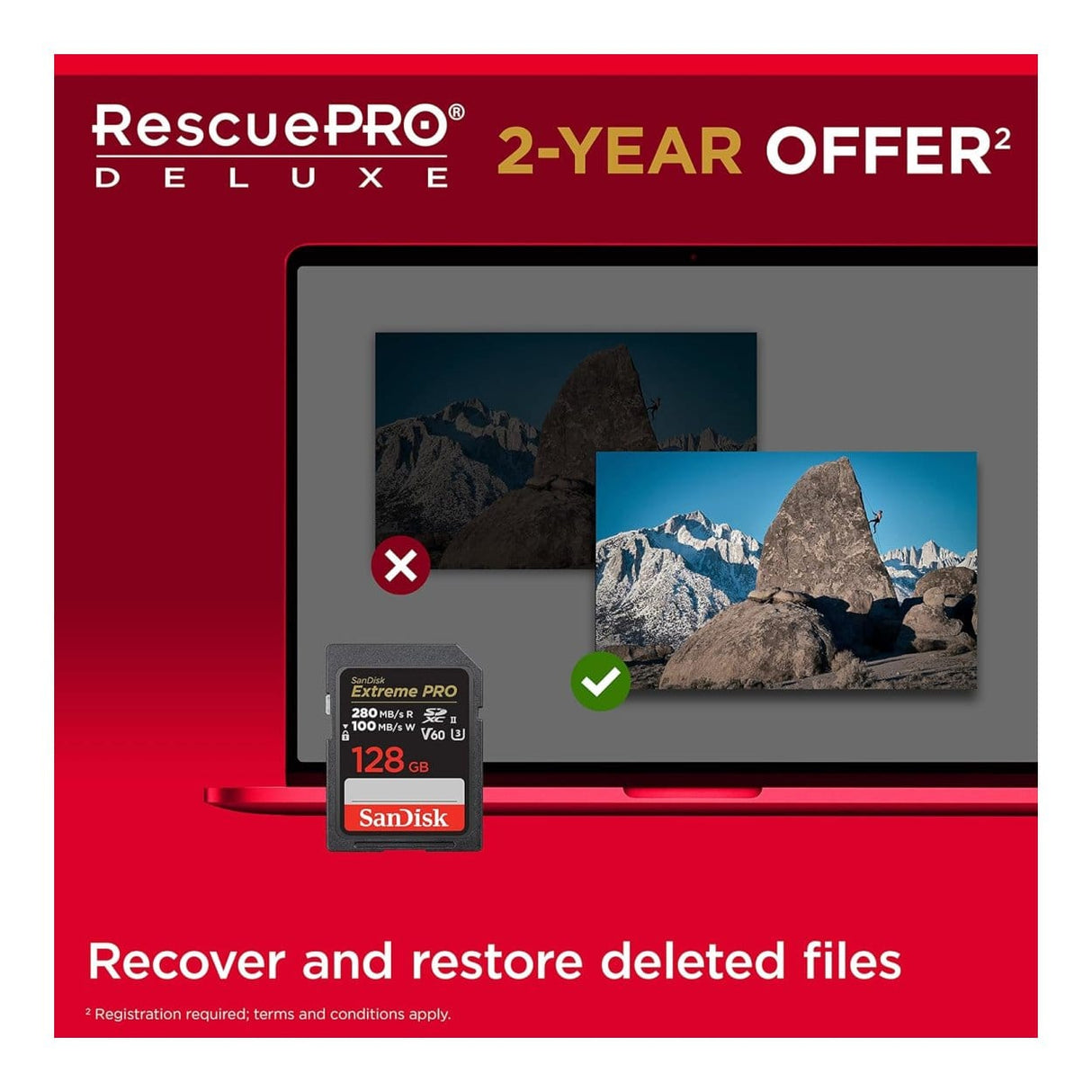 SanDisk Extreme Pro 128GB SDXC UHS-II Class 10 Memory Card SDSDXEP-128G-GN4IN