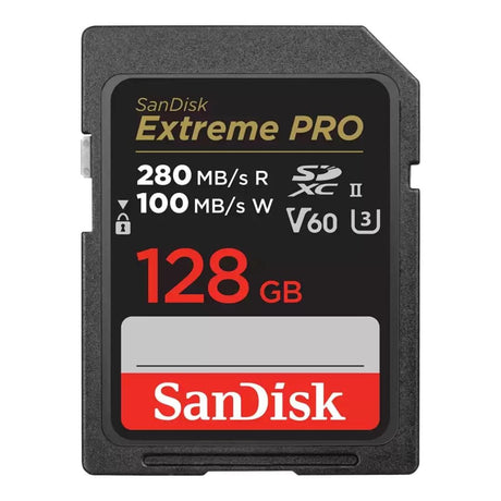 SanDisk Extreme Pro 128GB SDXC UHS-II Class 10 Memory Card SDSDXEP-128G-GN4IN