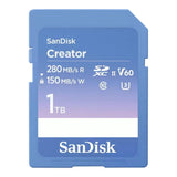SanDisk Creator 1TB UHS-II SD Memory Card SDSDXEP-1T00-GNCIS
