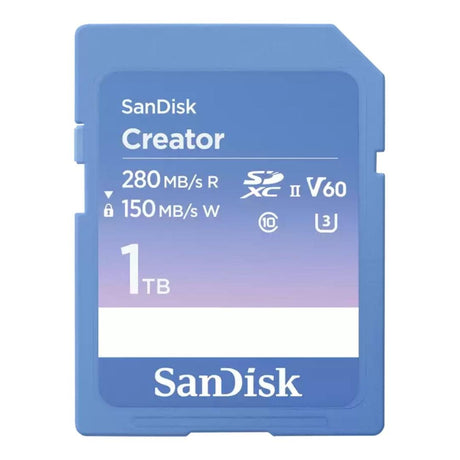 SanDisk Creator 1TB UHS-II SD Memory Card SDSDXEP-1T00-GNCIS