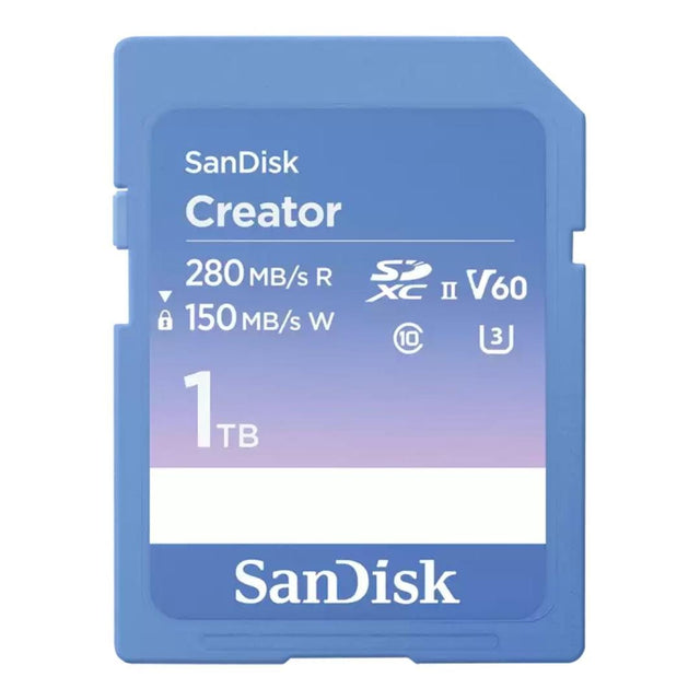 SanDisk Creator 1TB UHS-II SD Memory Card SDSDXEP-1T00-GNCIS