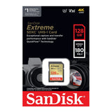 Sandisk Extreme 128GB SD UHS-I Memory Card SDSDXVA-128G-GNCIN