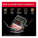 SanDisk Extreme Pro 512GB SDXC Class 10 Memory Card SDSDXXD-512G-GN4IN