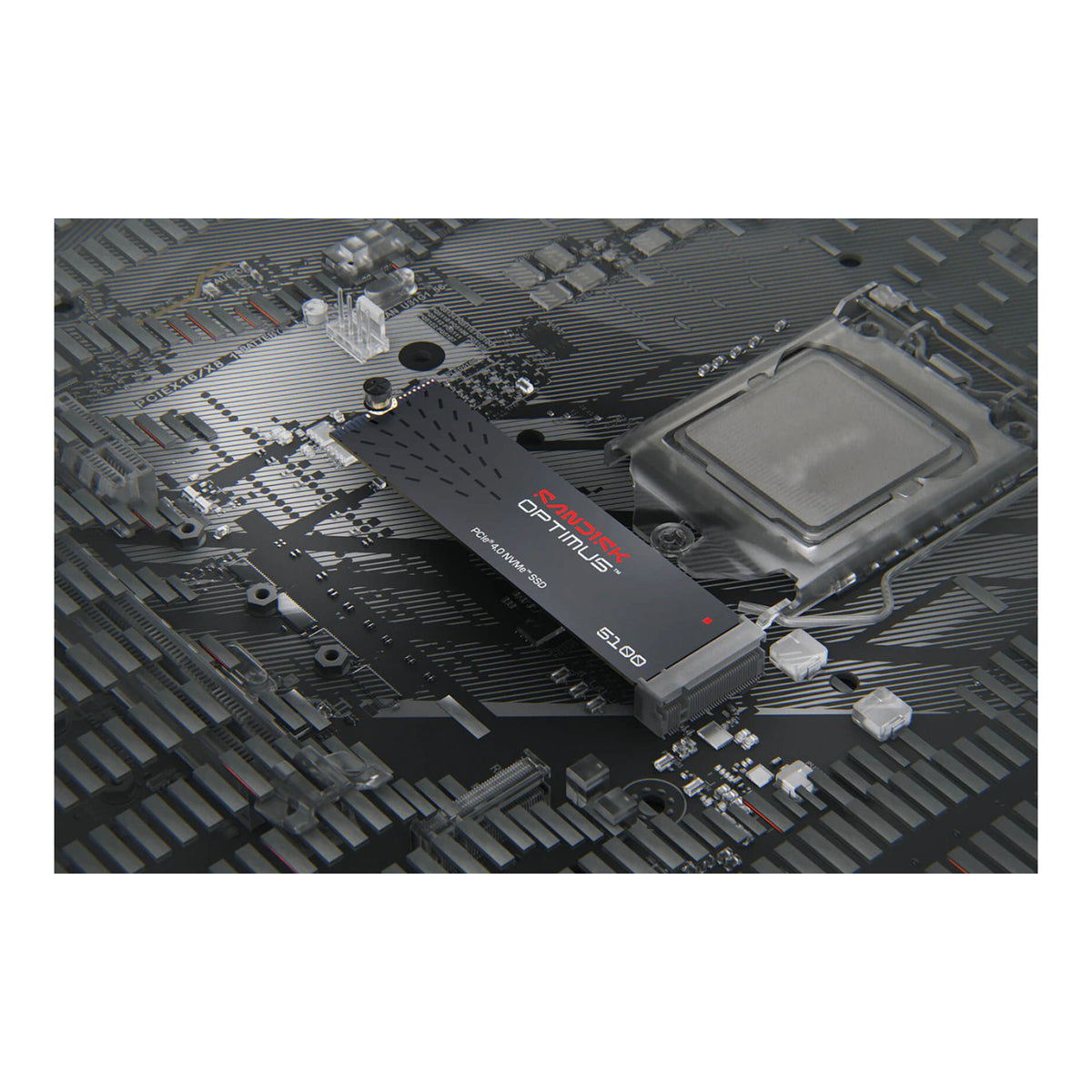 SanDisk Optimus 5100 M.2 4TB PCIe 4.0 NVMe Internal SSD SDSP51400TAN-000E0