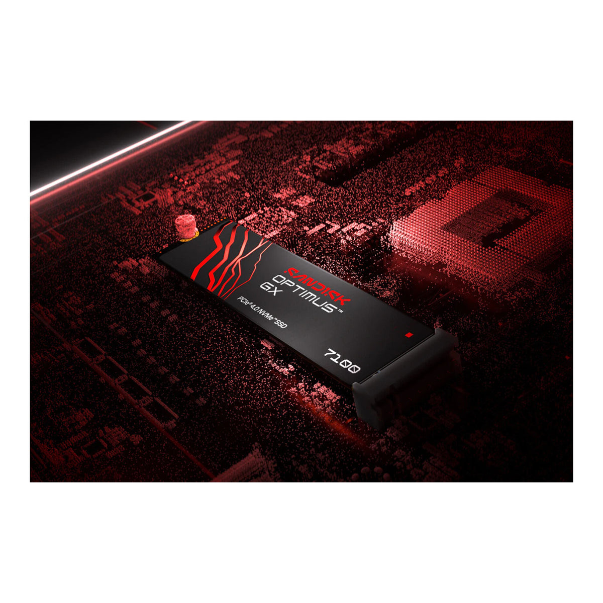 SanDisk Optimus GX 7100 M.2 4TB PCIe 4.0 NVMe Internal SSD SDSP71400TAN-000E0
