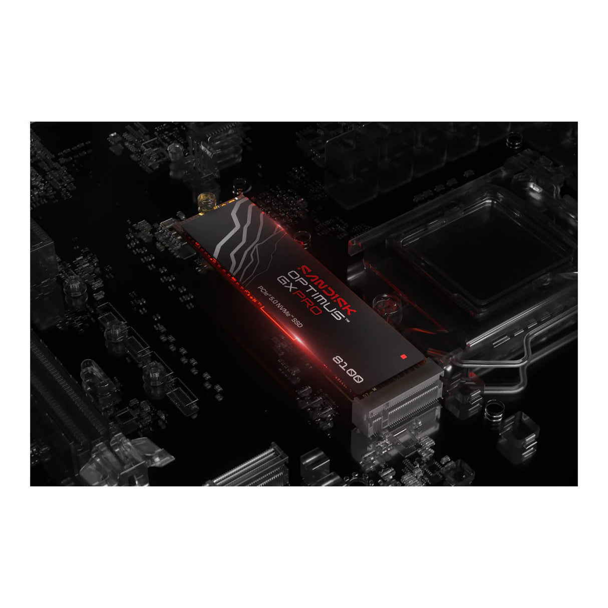 SanDisk Optimus GX PRO 8100 M.2 2TB PCIe 5.0 NVMe Internal SSD SDSP82200TAN-000E0