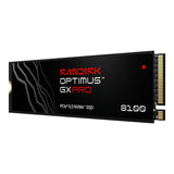 SanDisk Optimus GX PRO 8100 M.2 2TB PCIe 5.0 NVMe Internal SSD SDSP82200TAN-000E0