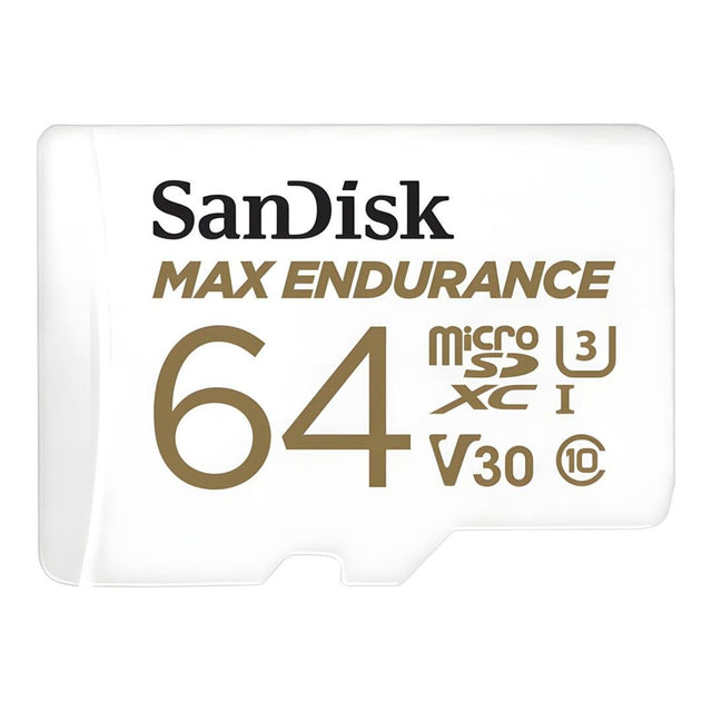 SanDisk Max Endurance 64GB MicroSDXC UHS-I Class 10 Memory Card SDSQQVR-064G-GN6IA