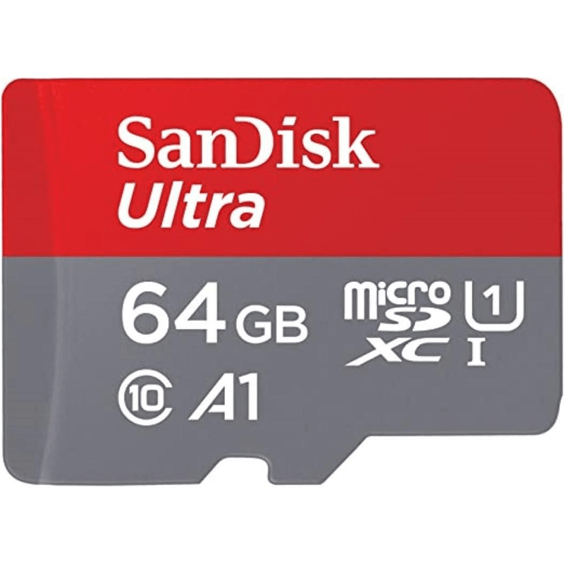 SanDisk Ultra 64GB UHS-I Class 10 MicroSDXC Memory Card SDSQUAB-064G-GN6MN