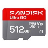 SanDisk Ultra GO 512GB MicroSDXC UHS-I Memory Card SDSQUGN-512G-GN6MN