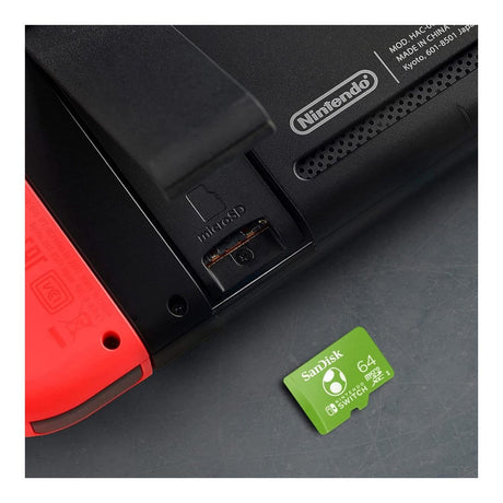 SanDisk Nintendo Licensed 64GB MicroSDXC UHS-I Memory Card - Yoshi Edition SDSQXAO-064G-GN6ZN