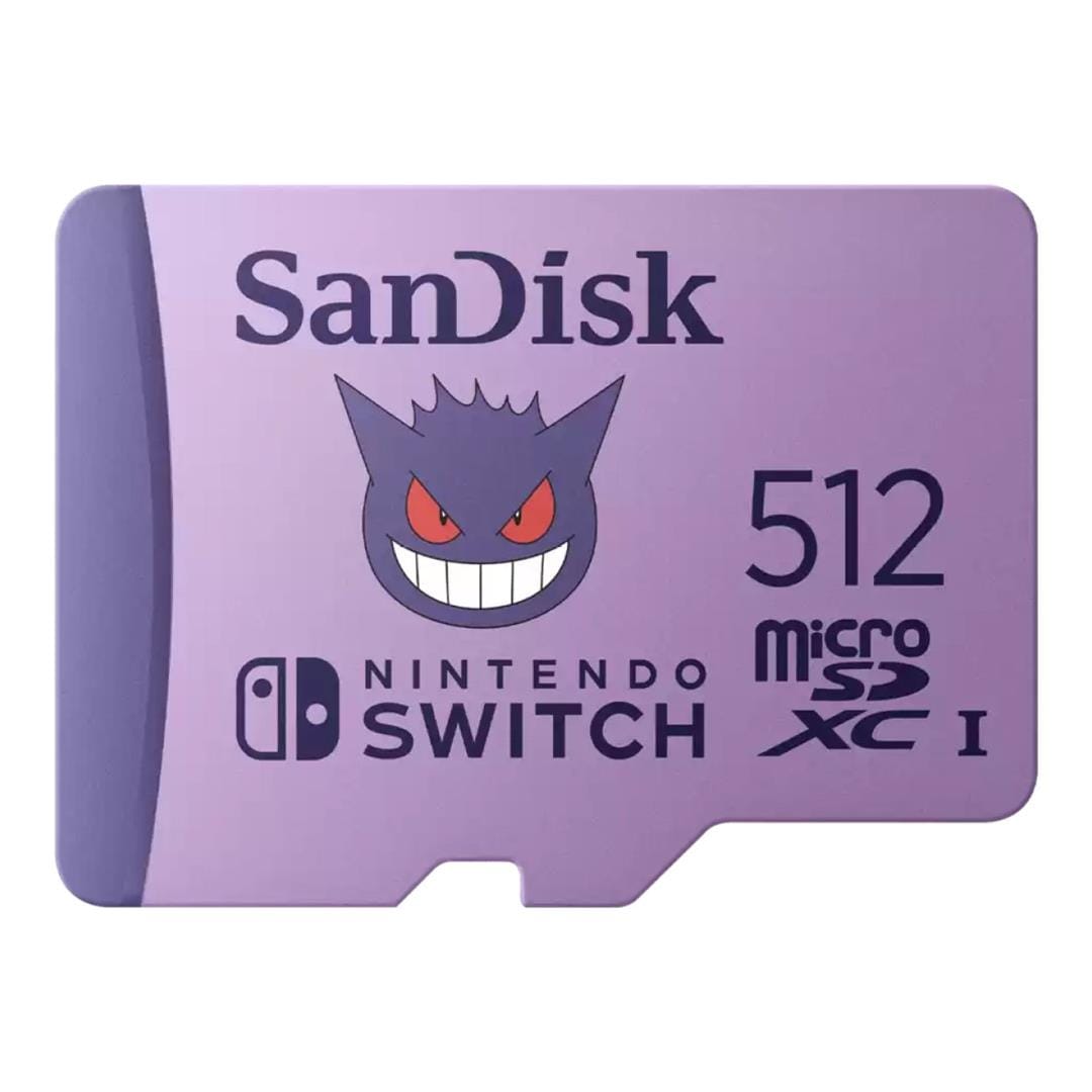 SanDisk Pokemon 512GB microSD Memory Card SDSQXAO-512G-GN6ZK