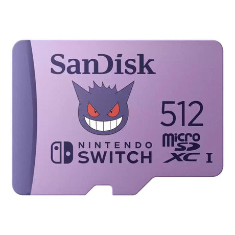 SanDisk Pokemon 512GB microSD Memory Card SDSQXAO-512G-GN6ZK