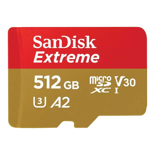 SanDisk Extreme 512GB microSDXC Memory Card SDSQXAV-512G-IN6MS