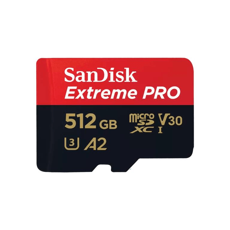 SanDisk Extreme PRO 512GB MicroSDXC Memory Card SDSQXCD-512G-GN6MA