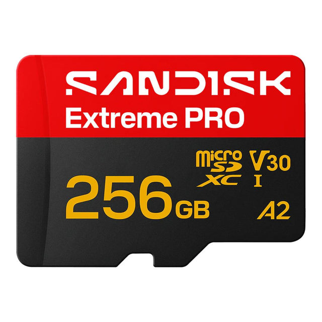 SanDisk Extreme Pro 256GB UHS microSDXC Memory Card SDSQXCJ-256G-GS6MA