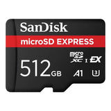 SanDisk microSD Express 512GB Memory Card SDSQXFN-512G-GN4NN