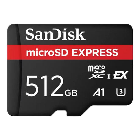 SanDisk microSD Express 512GB Memory Card SDSQXFN-512G-GN4NN
