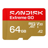 SanDisk Extreme GO 64GB microSD Memory Card SDSQXGN-064G-GN6MN