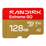 SanDisk Extreme GO 128GB UHS microSD Memory Card SDSQXGN-128G-GN6MN
