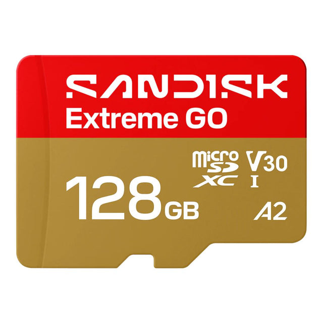 SanDisk Extreme GO 128GB UHS microSD Memory Card SDSQXGN-128G-GN6MN