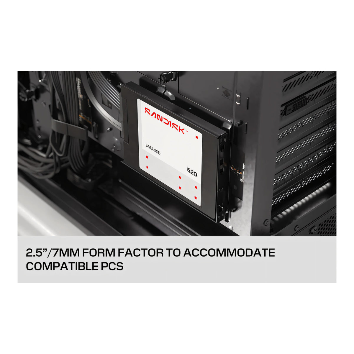 SanDisk 520 2.5-inch 1TB SATA III 3D TLC NAND Internal SSD SDSS51100TAB-000G0
