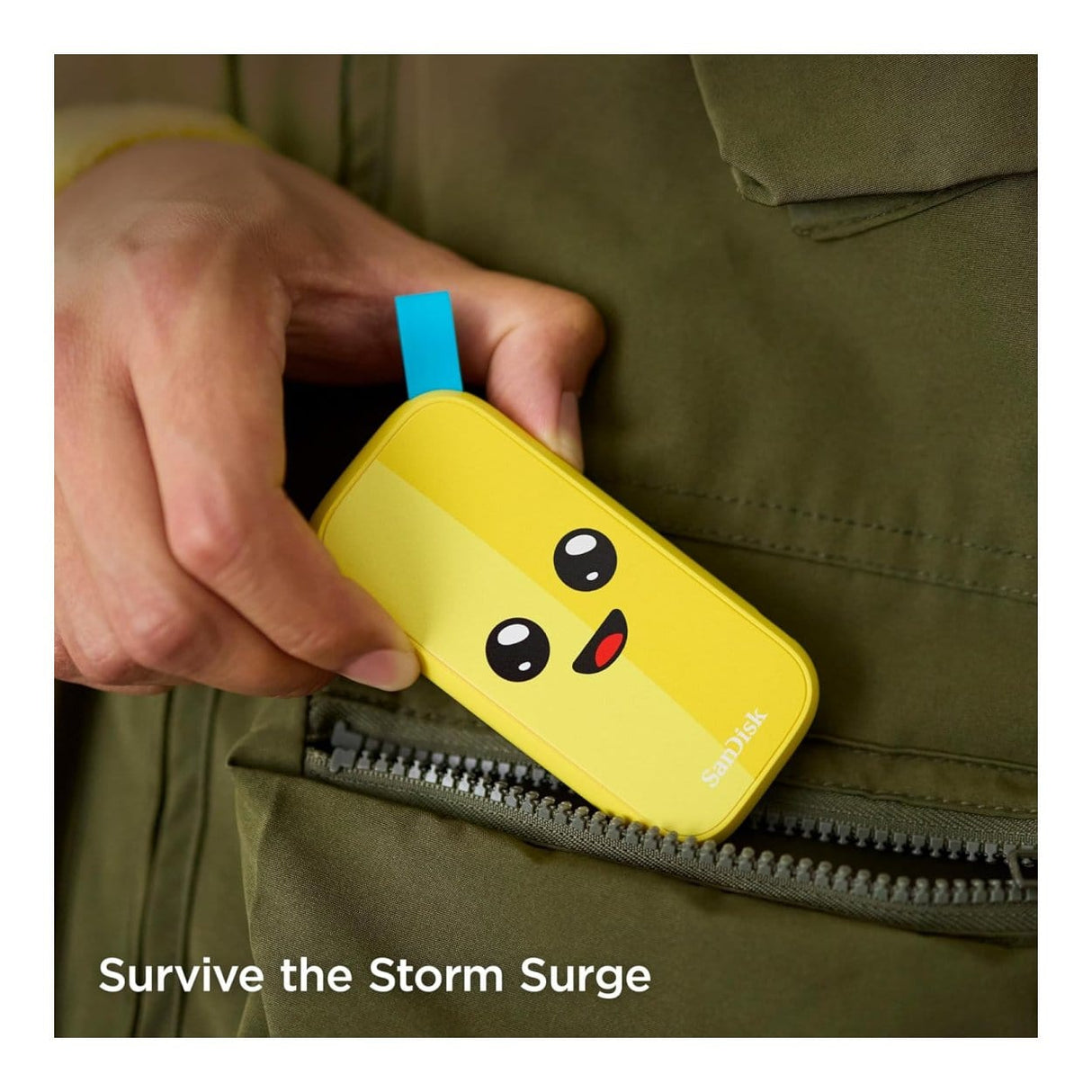 SanDisk Fortnite Portable 1TB Yellow External SSD - Peely Edition SDSSDE30-1T00-G25F